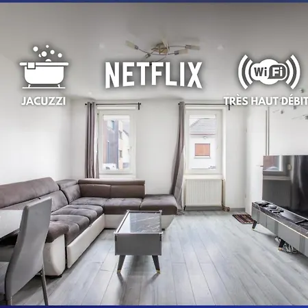 T3 Avec Jacuzzi Privatif Et Cour - * Mulhouse